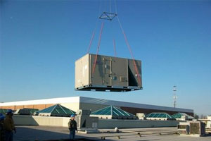 A chinese lion statue